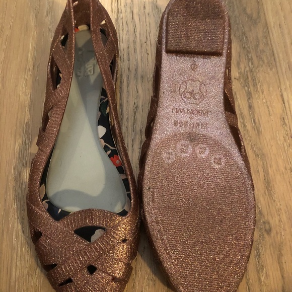 Sparkle pink Melissa shoes worn 1 time - Picture 2 of 2